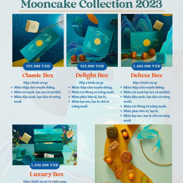 Bánh trung thu khách sạn Sheraton 2023