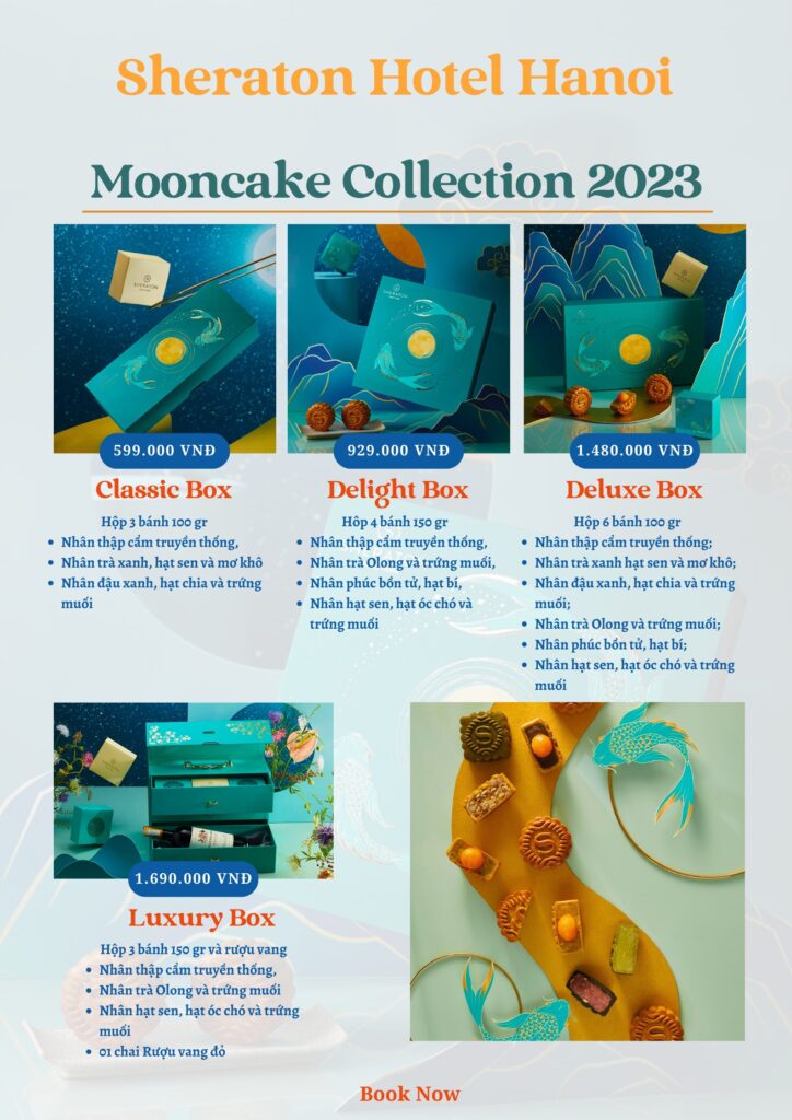 Bánh trung thu khách sạn Sheraton 2023