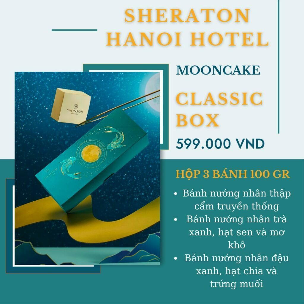 Bánh trung thu khách sạn Sheraton 2023