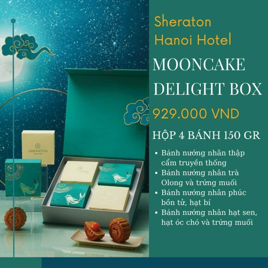 Bánh trung thu khách sạn Sheraton 2023