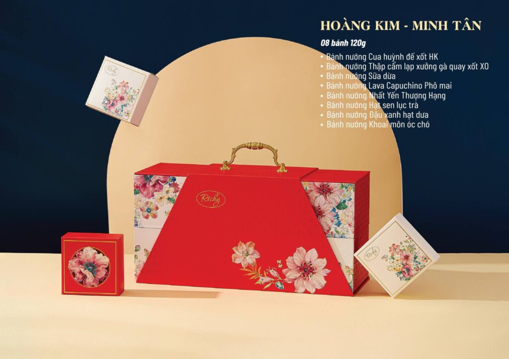 Bảng giá bánh trung thu Richy, báo giá bánh trung thu richy hộp 6 cái