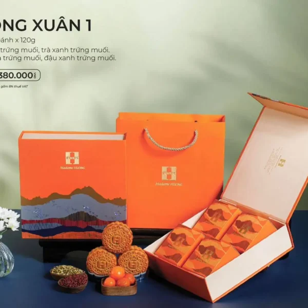 Bánh trung thu Madame Hương 2024 hộp Đồng Xuân 1
