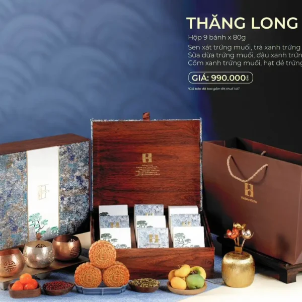 Bánh trung thu Madame Hương 2024 hộp Thăng Long