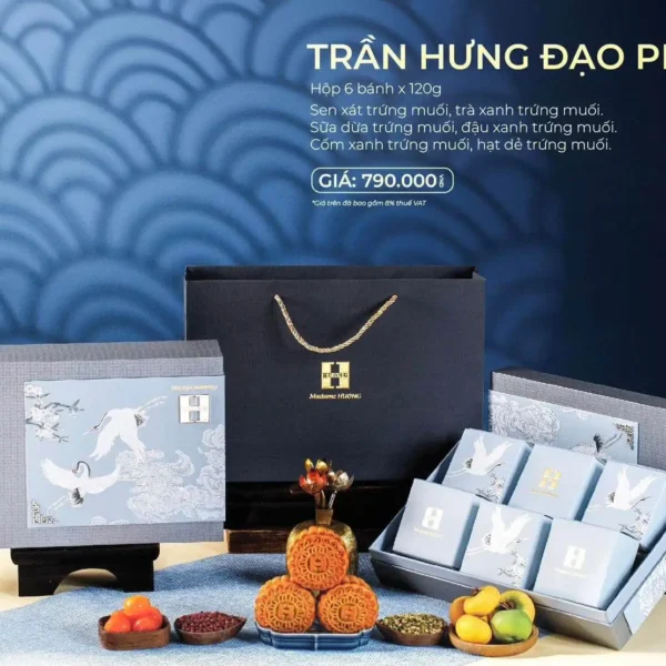 Bánh trung thu Madame Hương 2024 hộp Trần Hưng Đạo Phố