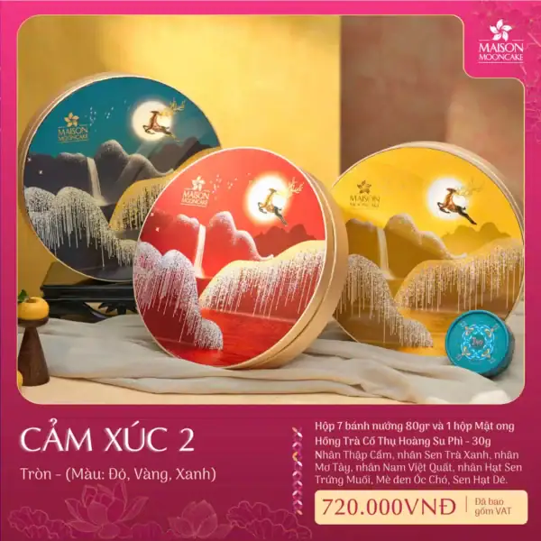 Bánh trung thu Maison 2025 hộp Cảm Xúc 2