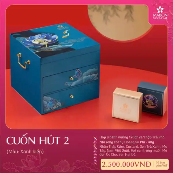 Bánh trung thu Maison 2025 hộp Cuốn Hút 2