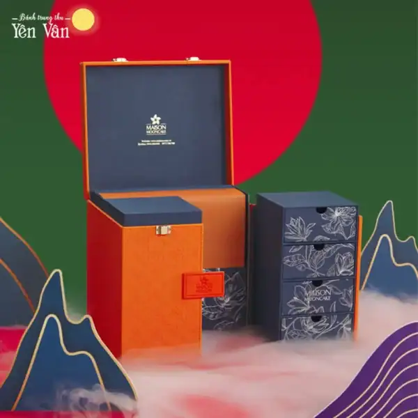 Bánh trung thu Maison 2025 hộp Lôi Cuốn 2 (2)