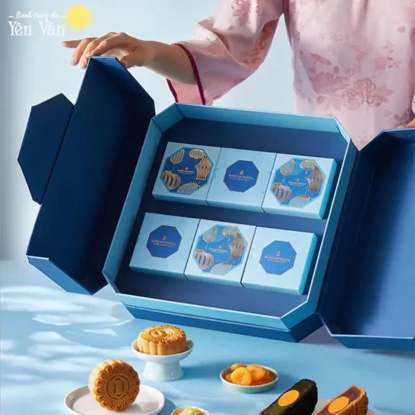 Bánh trung thu InterContinental 2025 hộp truyền thống 6 bánh 6 Bánh trung thu InterContinental 2025 hộp truyền thống 6 bánh