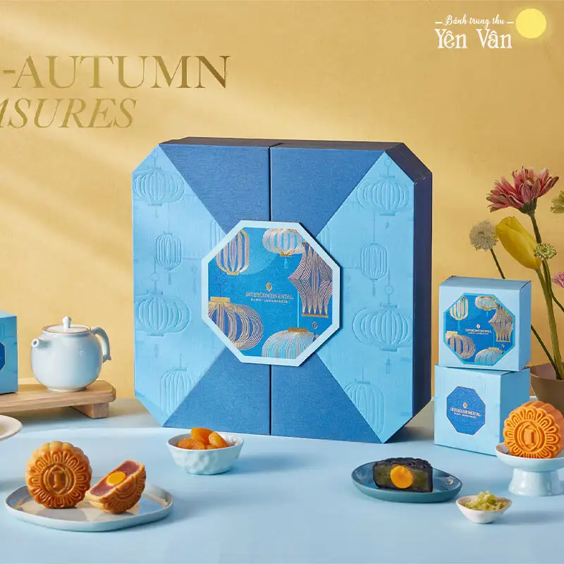 banh trung thu intercon hop 6 banh 2 1 Bánh trung thu InterContinental 2025 hộp truyền thống 6 bánh