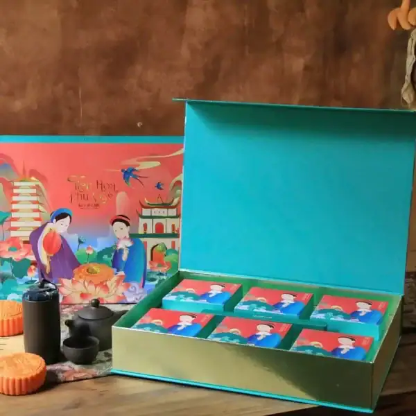 Bánh trung thu 2025 hộp Tiên Hoa Phú Quý (2)