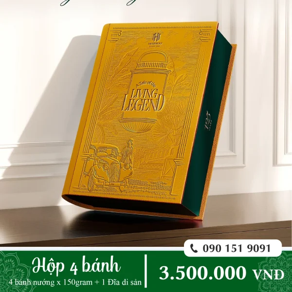 Bánh trung thu Metropole hộp 4 bánh