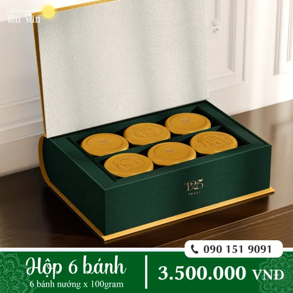 Bánh trung thu Metropole hộp 6 bánh